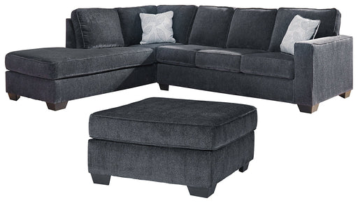 Altari 2-Piece Sectional with Ottoman Homeline Furniture