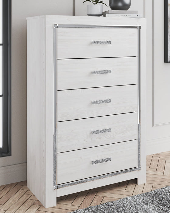 Altyra Five Drawer Chest Homeline Furniture