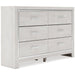 Altyra King Bookcase Headboard with Dresser Homeline Furniture