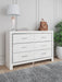 Altyra King Bookcase Headboard with Dresser Homeline Furniture