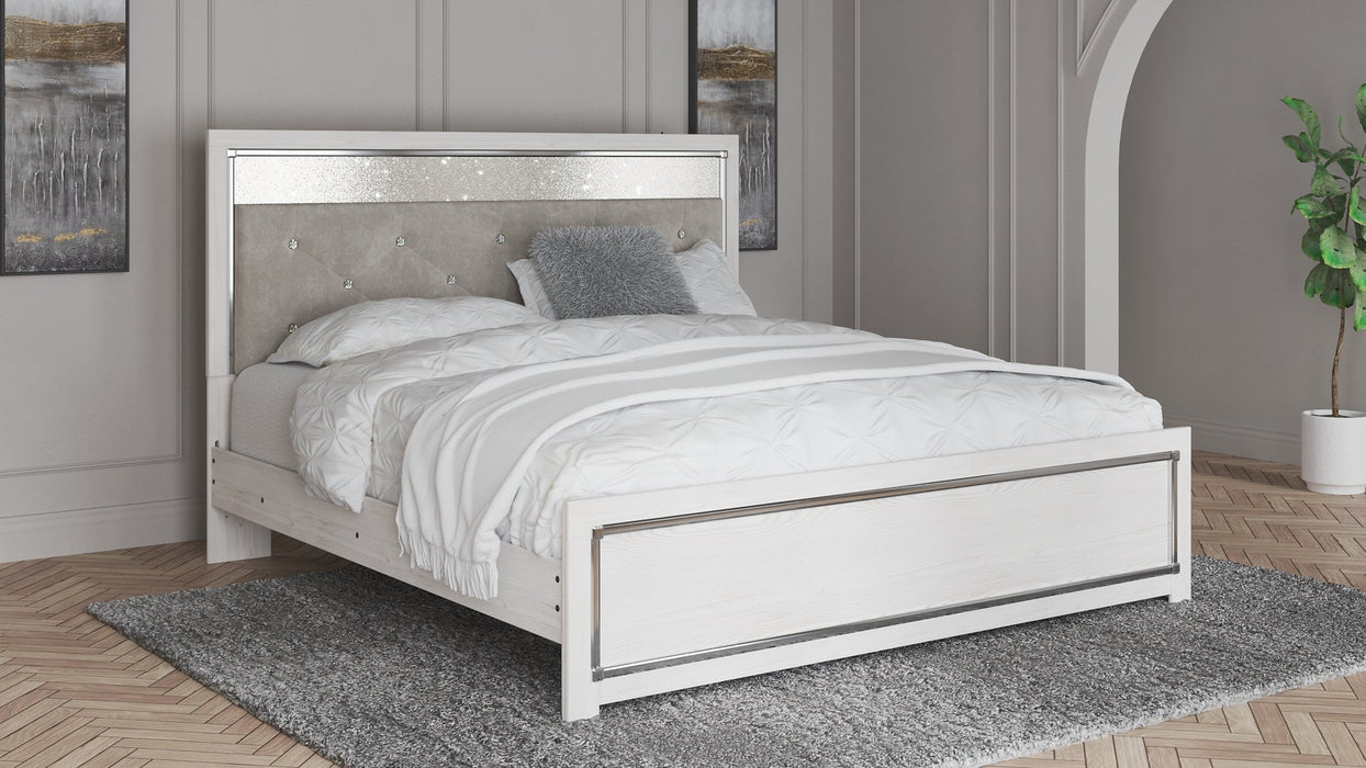 Altyra King Panel Bed with Dresser Homeline Furniture