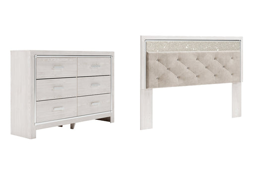 Altyra King Panel Headboard with Dresser Homeline Furniture