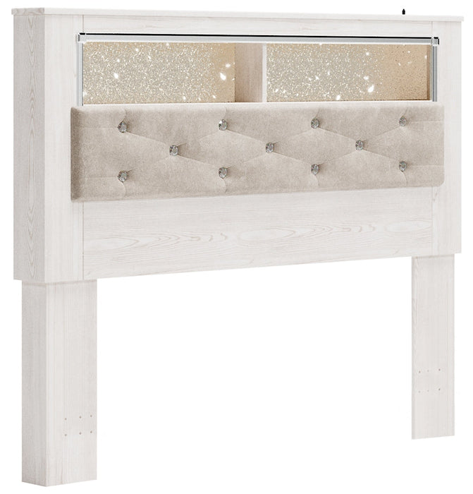 Altyra Queen Bookcase Headboard with Dresser Homeline Furniture