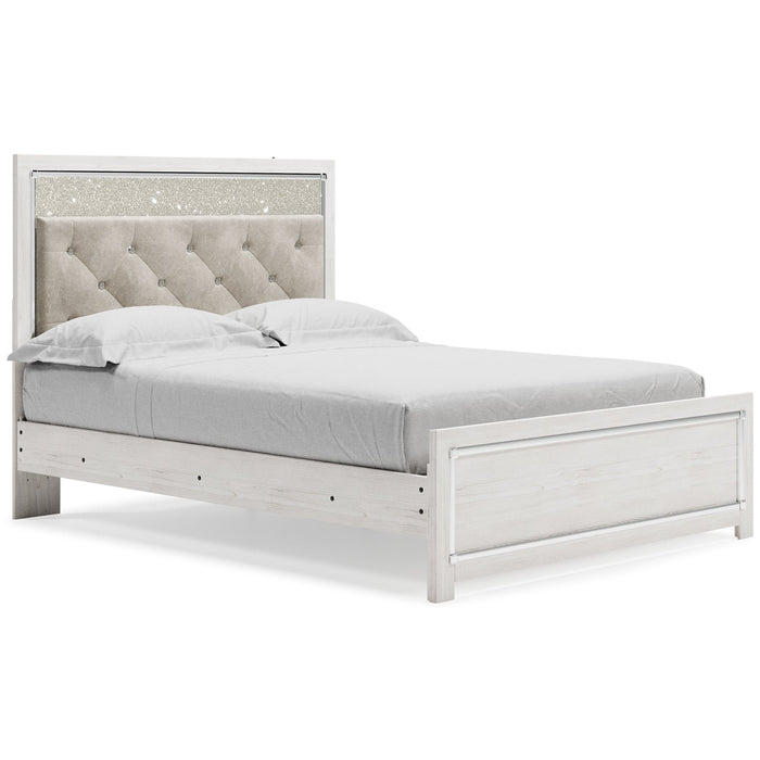 Altyra Queen Panel Bed with Dresser Homeline Furniture