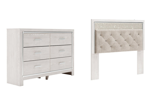 Altyra Queen Panel Headboard with Dresser Homeline Furniture