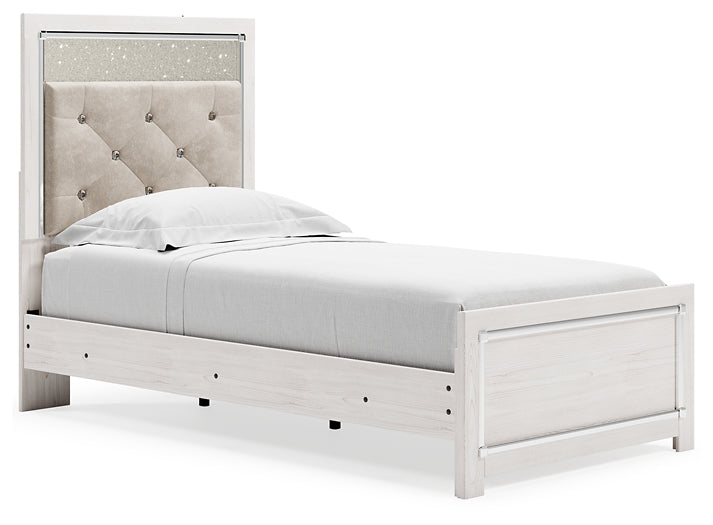 Altyra Twin Panel Bed with Dresser Homeline Furniture