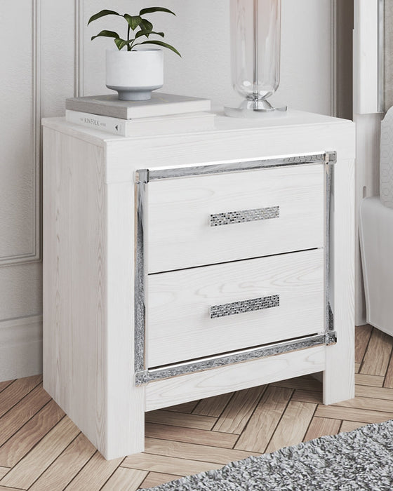 Altyra Two Drawer Night Stand Homeline Furniture