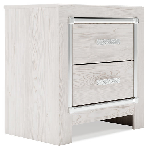 Altyra Two Drawer Night Stand Homeline Furniture