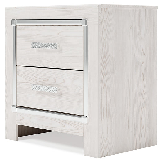 Altyra Two Drawer Night Stand Homeline Furniture