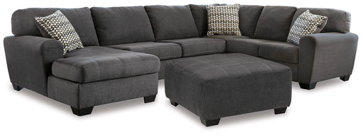 Ambee 3-Piece Sectional with Ottoman Homeline Furniture