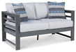 Amora Outdoor Loveseat with Coffee Table Homeline Furniture