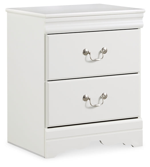 Anarasia Two Drawer Night Stand Homeline Furniture