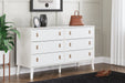 Aprilyn Queen Bookcase Headboard with Dresser Homeline Furniture