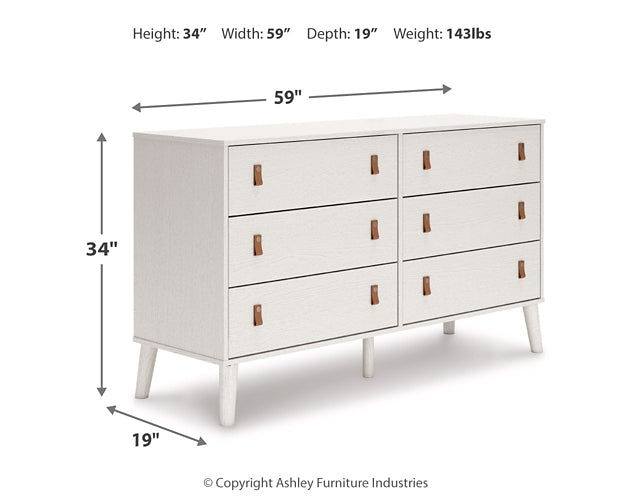 Aprilyn Queen Panel Bed with Dresser Homeline Furniture