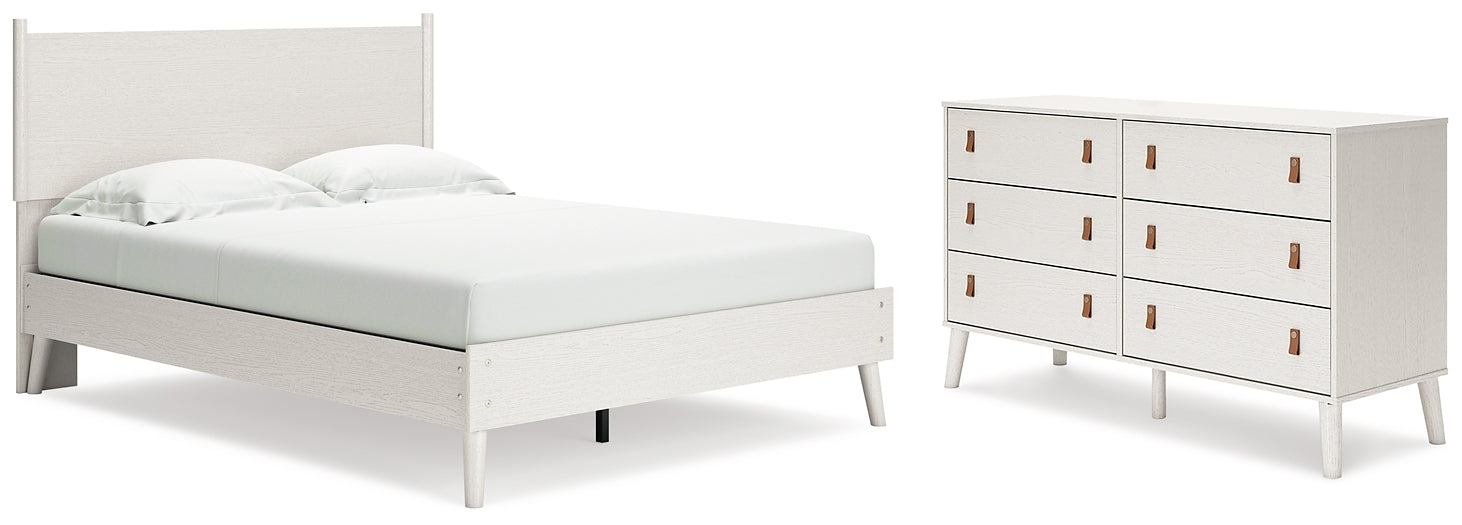 Aprilyn Queen Panel Bed with Dresser Homeline Furniture