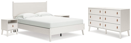 Aprilyn Queen Panel Bed with Dresser and 2 Nightstands Homeline Furniture