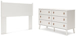 Aprilyn Queen Panel Headboard with Dresser Homeline Furniture