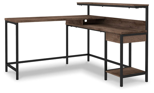 Arlenbry L-Desk with Storage Homeline Furniture