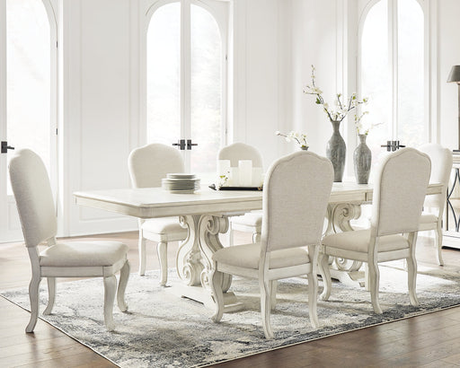 Arlendyne Dining Table and 6 Chairs Homeline Furniture