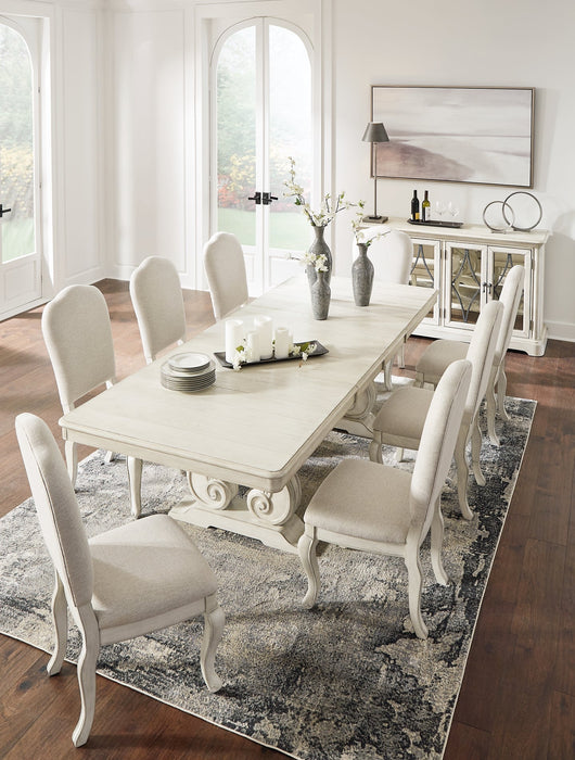 Arlendyne Dining Table and 8 Chairs Homeline Furniture