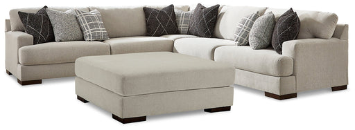 Artsie 3-Piece Sectional with Ottoman Homeline Furniture