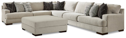 Artsie 4-Piece Sectional with Ottoman Homeline Furniture