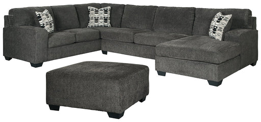 Ballinasloe 3-Piece Sectional with Ottoman Homeline Furniture