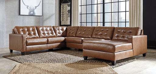 Baskove 4-Piece Sectional with Chaise Homeline Furniture