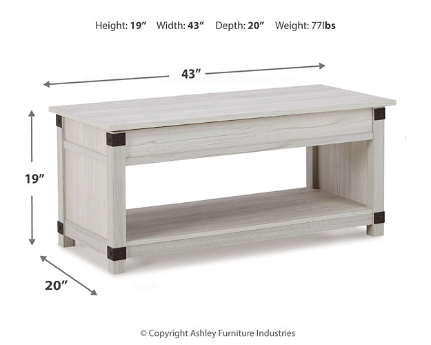 Bayflynn Rect Lift Top Cocktail Table Homeline Furniture