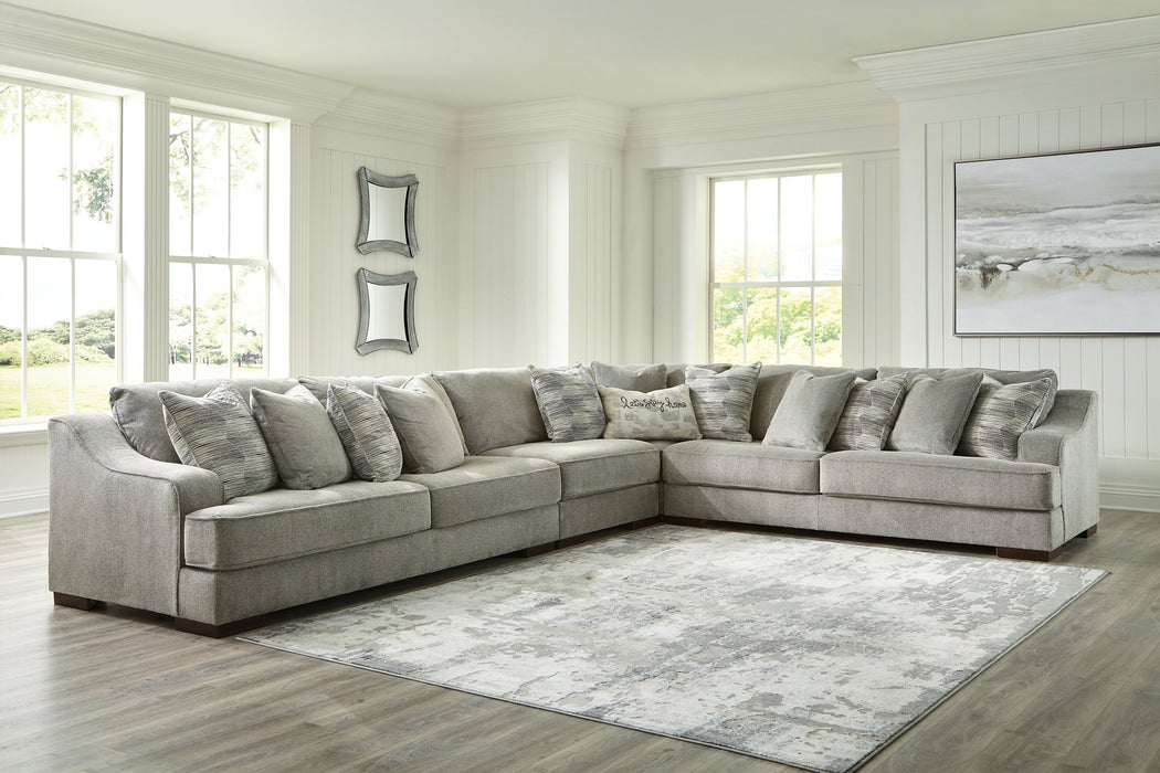 Bayless 4-Piece Sectional with Ottoman Homeline Furniture