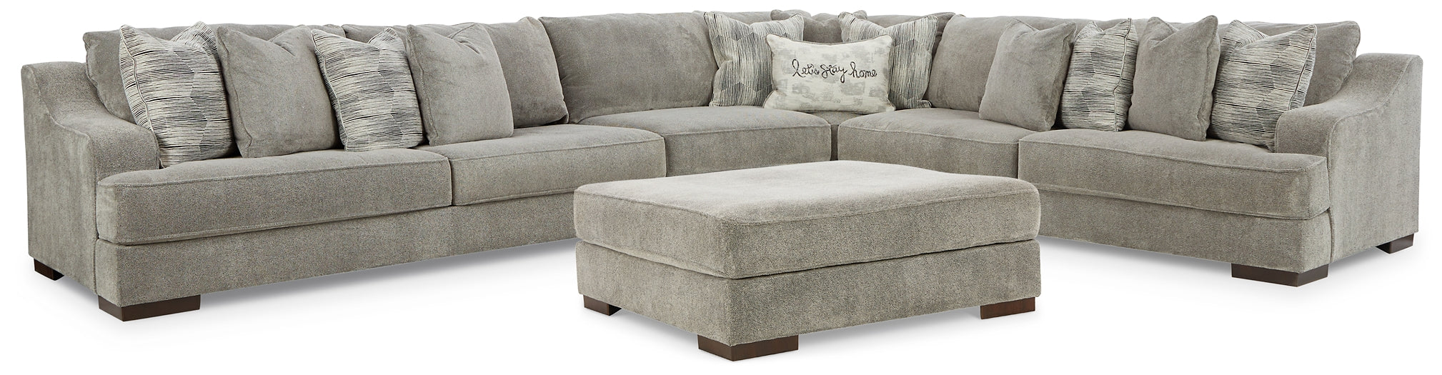 Bayless 4-Piece Sectional with Ottoman Homeline Furniture