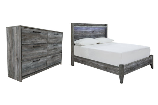 Baystorm Full Panel Bed with Dresser Homeline Furniture