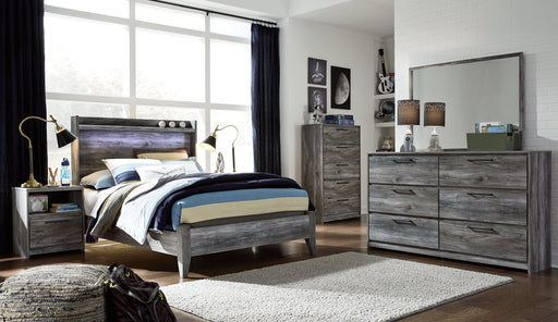 Baystorm Full Panel Bed with Dresser Homeline Furniture