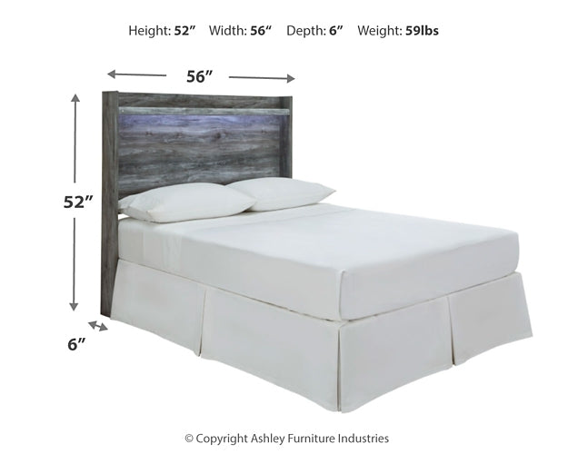 Baystorm Full Panel Headboard with Dresser Homeline Furniture