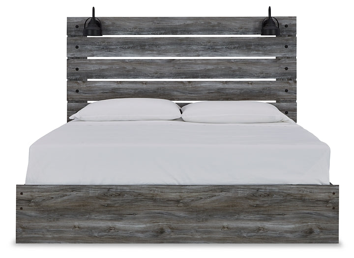 Baystorm King Panel Bed with Dresser Homeline Furniture