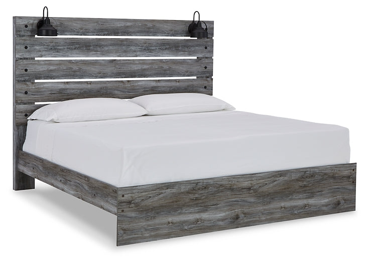 Baystorm King Panel Bed with Dresser Homeline Furniture