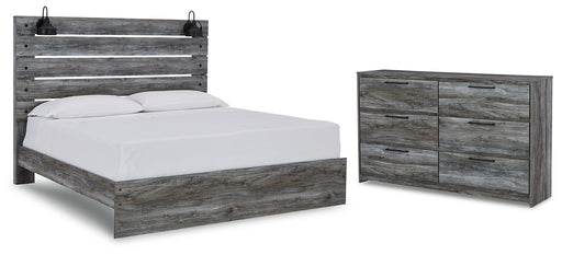 Baystorm King Panel Bed with Dresser Homeline Furniture