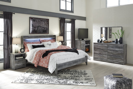 Baystorm King Panel Bed with Dresser Homeline Furniture