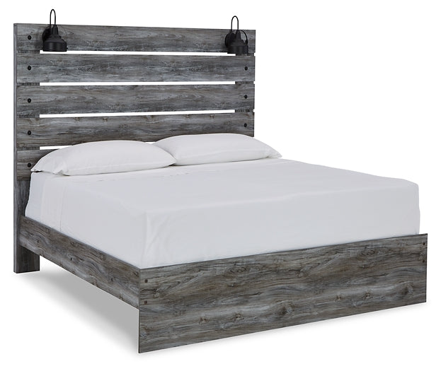 Baystorm Queen Panel Bed with Dresser Homeline Furniture