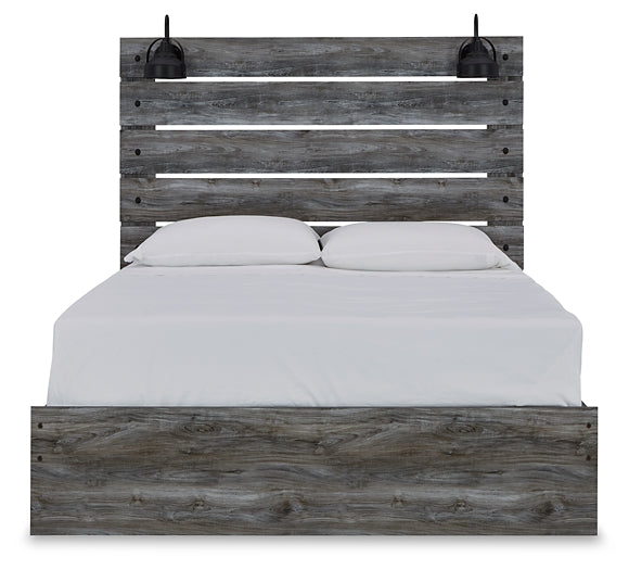 Baystorm Queen Panel Bed with Dresser Homeline Furniture