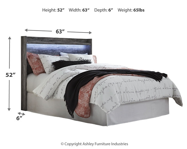 Baystorm Queen Panel Headboard with Dresser Homeline Furniture