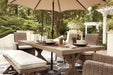 Beachcroft RECT Dining Table w/UMB OPT Homeline Furniture