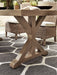 Beachcroft RECT Dining Table w/UMB OPT Homeline Furniture