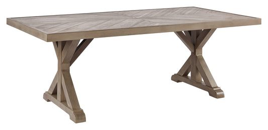 Beachcroft RECT Dining Table w/UMB OPT Homeline Furniture