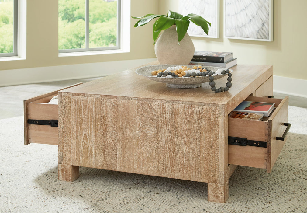 Belenburg Cocktail Table with Storage Homeline Furniture