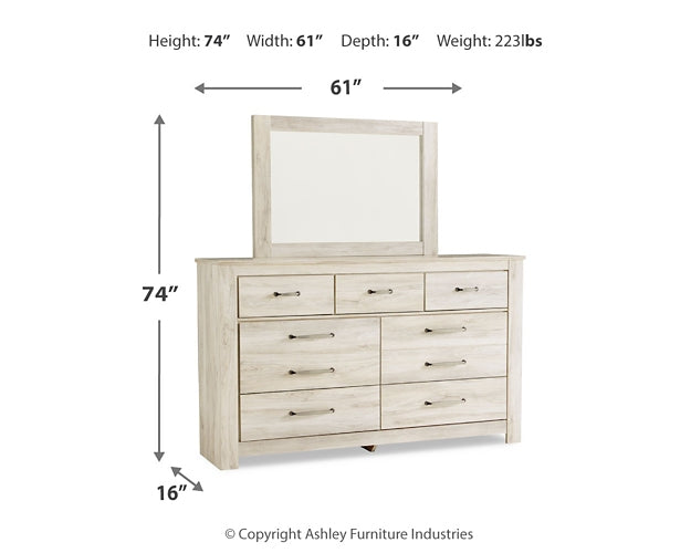 Bellaby Dresser and Mirror Homeline Furniture