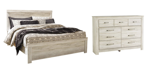 Bellaby Queen Panel Bed with Dresser Homeline Furniture