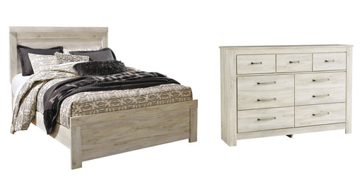 Bellaby Queen Panel Bed with Dresser Homeline Furniture