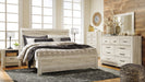 Bellaby Queen Panel Bed with Mirrored Dresser, Chest and 2 Nightstands Homeline Furniture