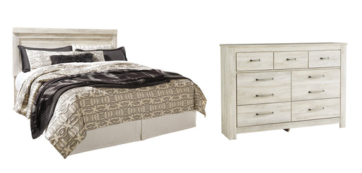 Bellaby Queen Panel Headboard with Dresser Homeline Furniture